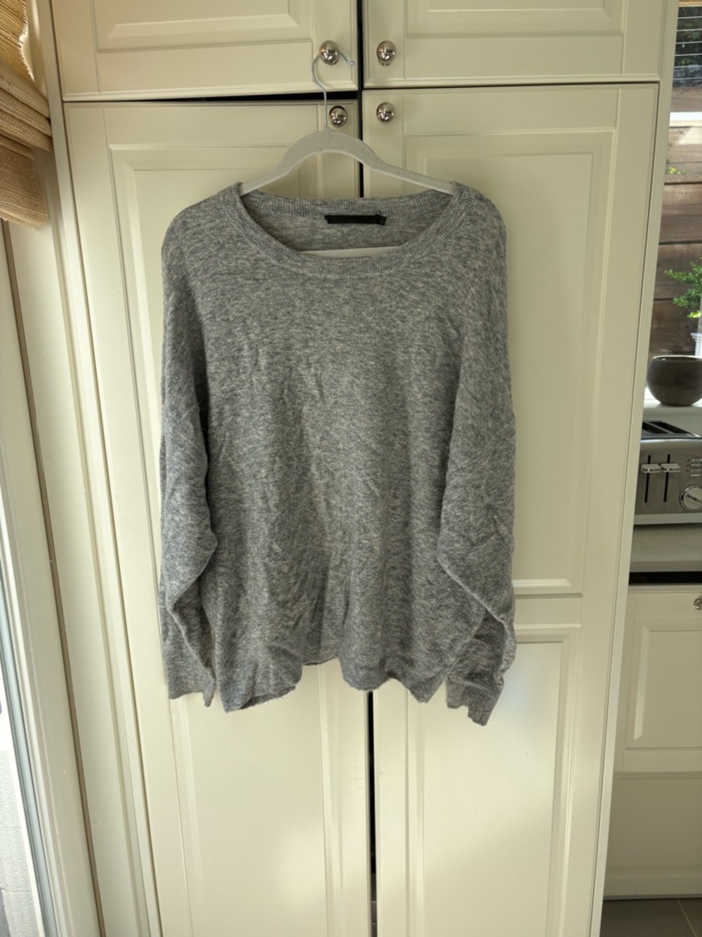 Jenni Kayne Heather Gray Knit Pullover